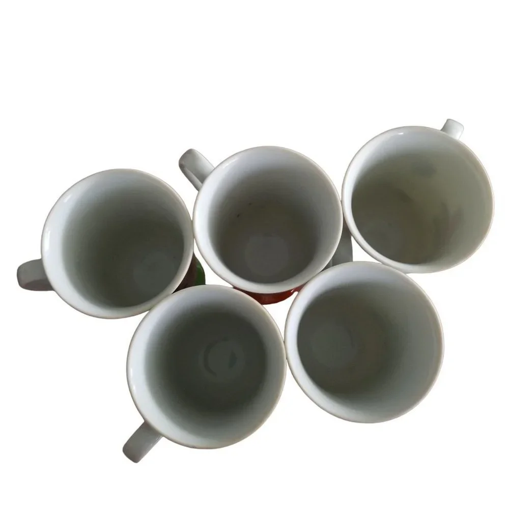 SOLD Roberts Song Bird Irish Coffee Mugs Pedestal Tea Cups Set of 5 - Picture 15 of 16